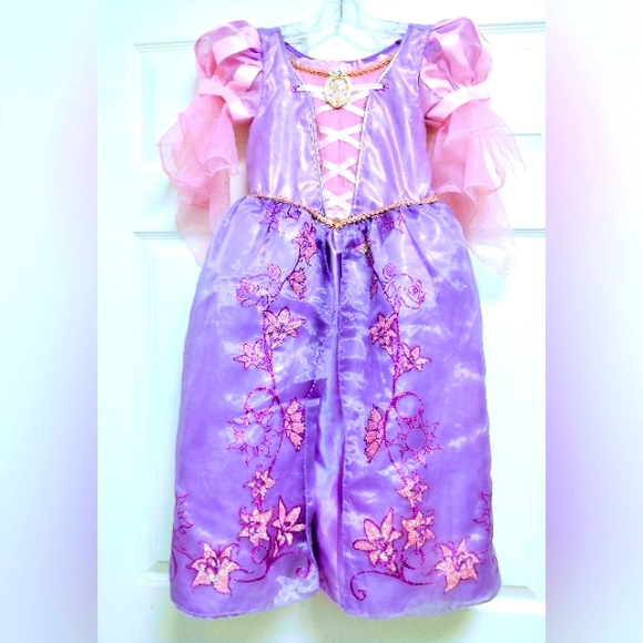 RAPUNZEL - DISNEY PRINCESS - HALLOWEEN - COSTUME - DRESS - Picture 1 of 6
